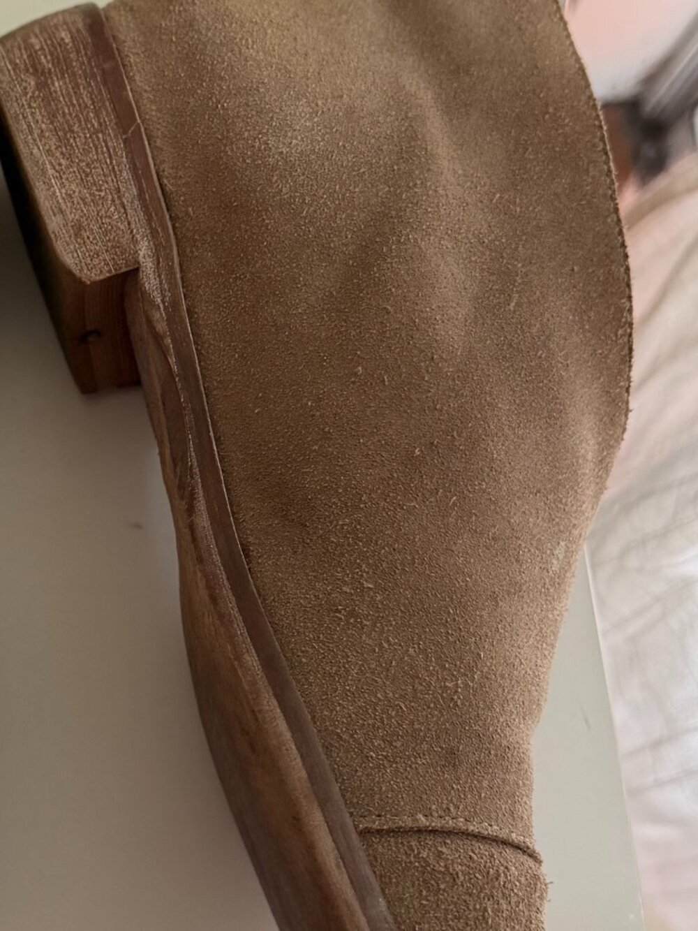 Free People Beige Suede Shoes Sz 8.5 - Picture 4 of 7